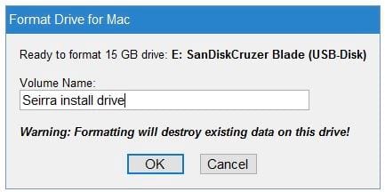 tao usb cai macos tren windows 10 6