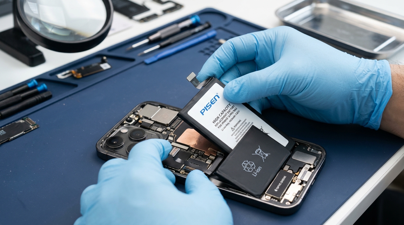 Thay Pin Pisen iPhone